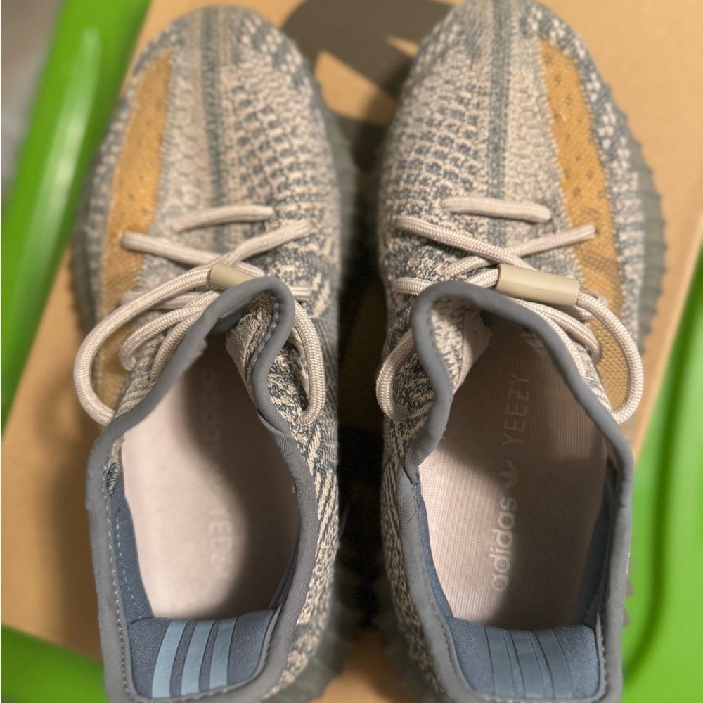Adidas Tan and Gray Sneakers
